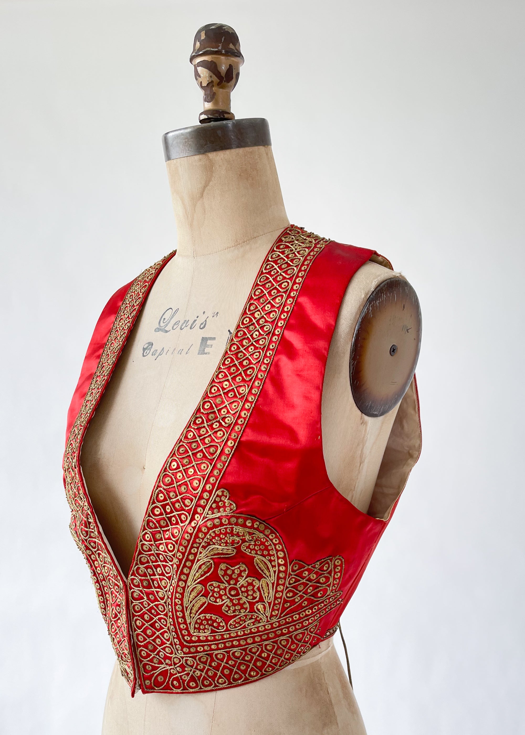 Vintage 1920s Matador Style Beaded Vest