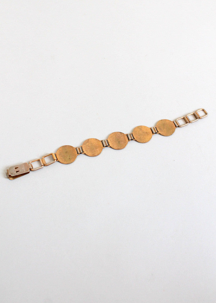 Vintage 1934 Chicago World's Fair Souvenir Coin Bracelet