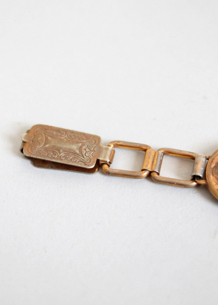 Vintage 1934 Chicago World's Fair Souvenir Coin Bracelet
