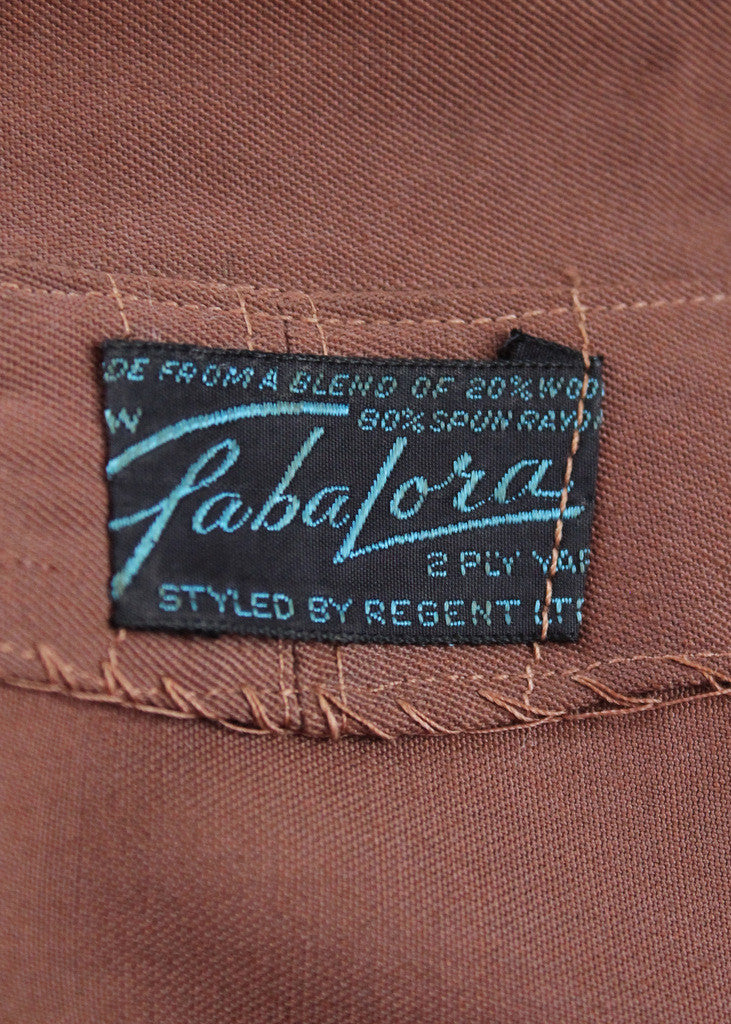 Vintage Early 1940s GabaLora Collegiate Suit