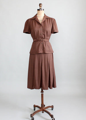 Vintage Early 1940s GabaLora Collegiate Suit