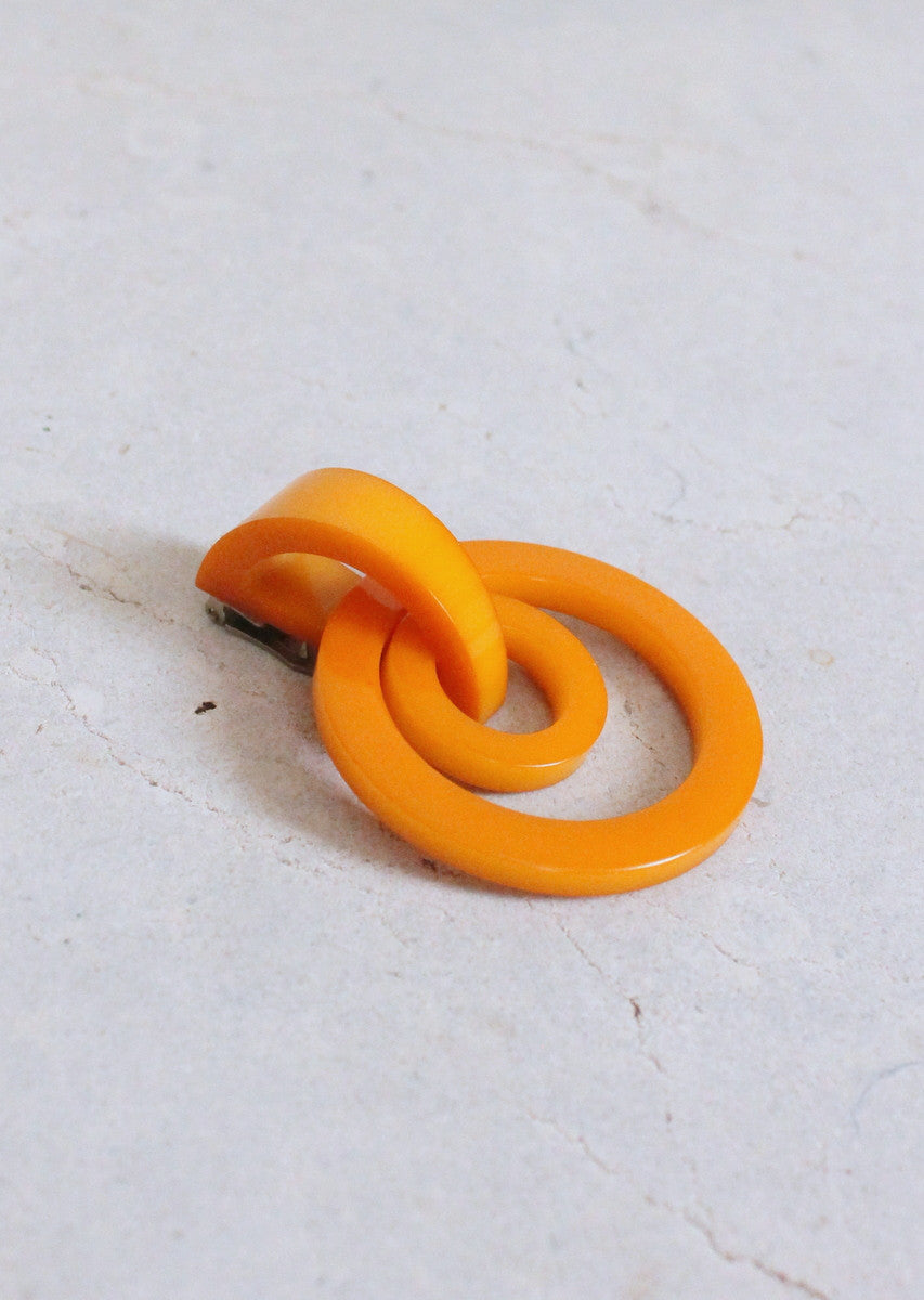 Vintage 1940s Large Art Deco Bakelite Dress Clip