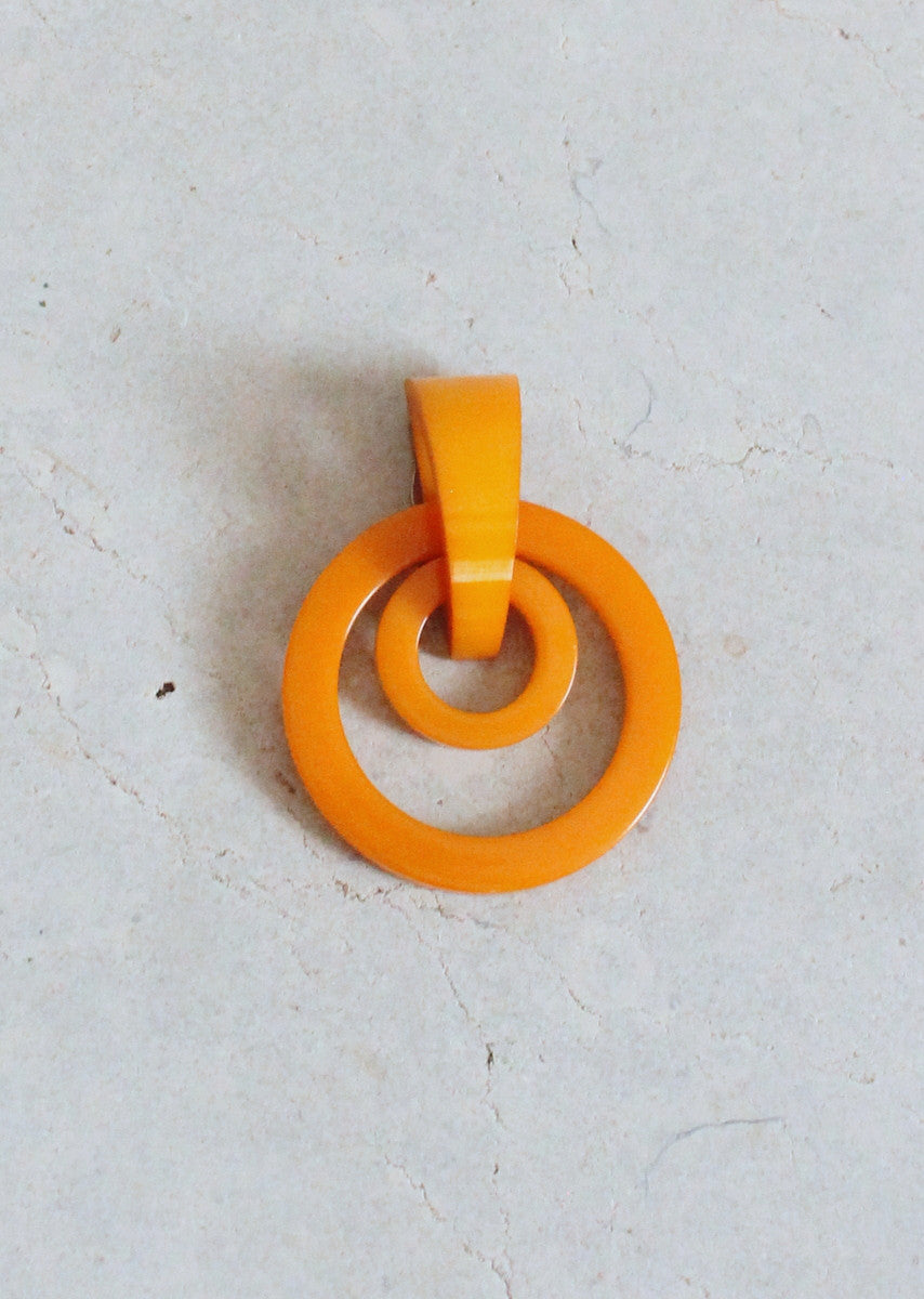 Vintage 1940s Large Art Deco Bakelite Dress Clip
