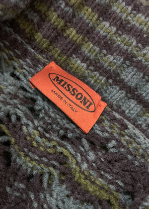 Vintage 1980s Missoni Knit Duster