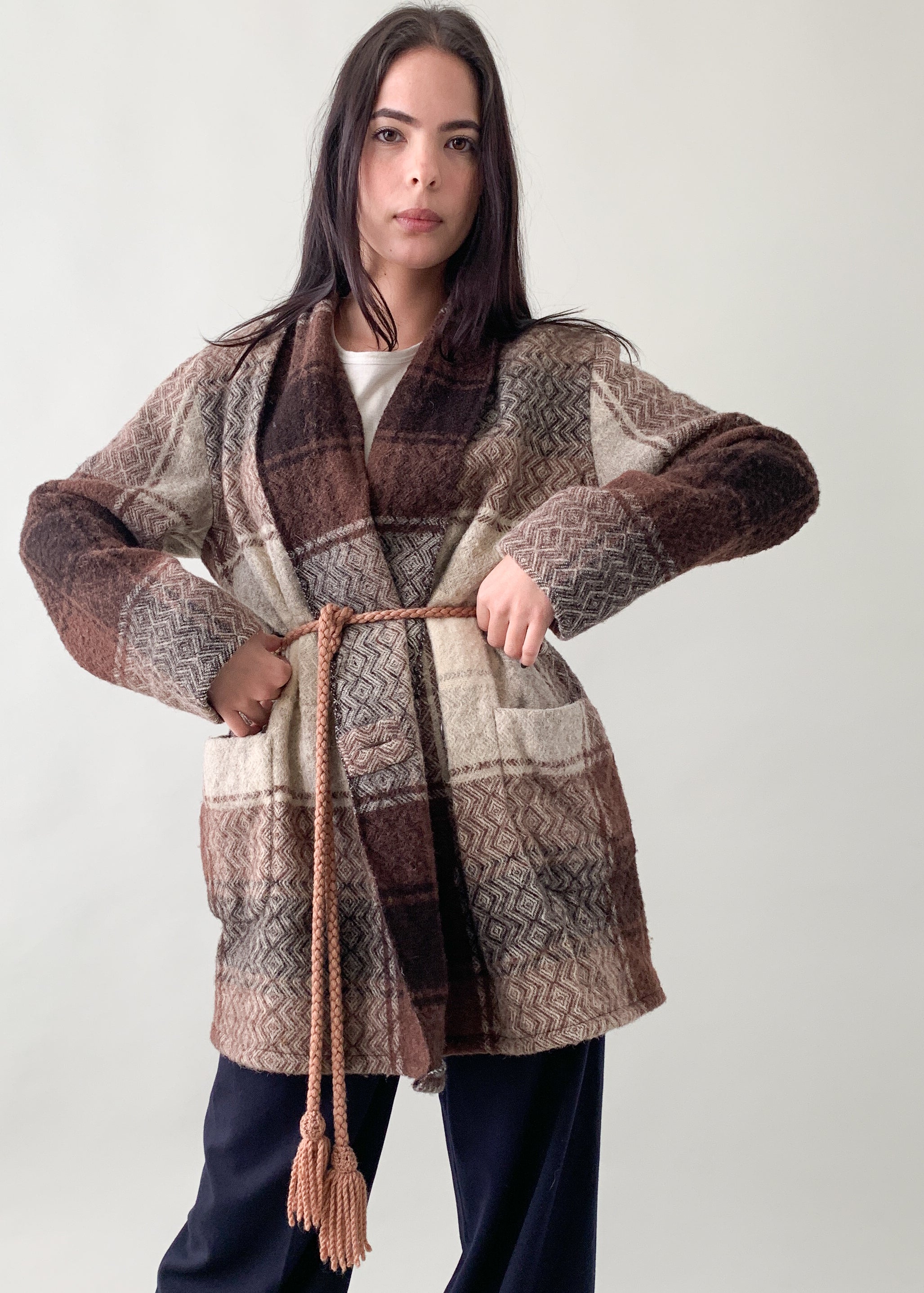 Vintage 1940s Blanket Jacket