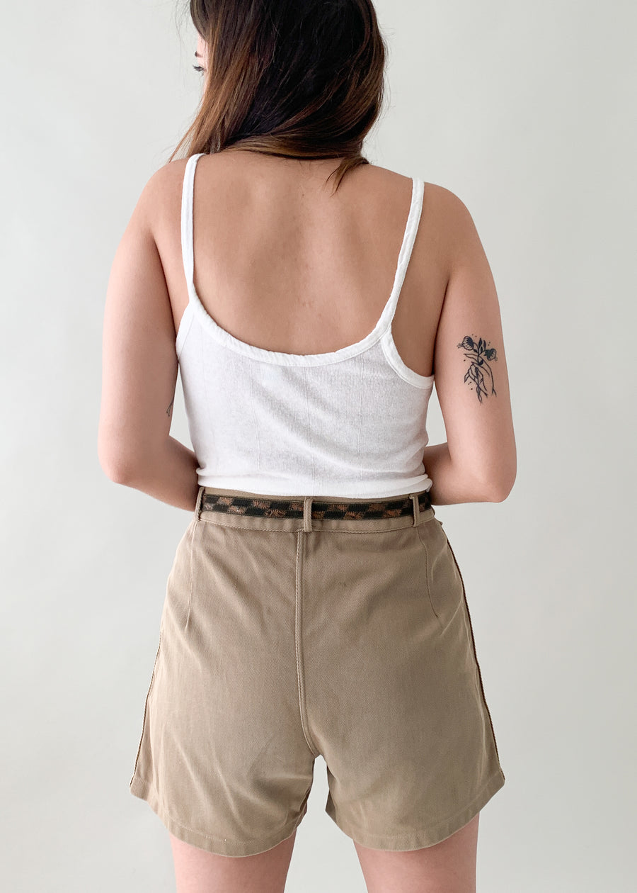 Vintage 1930s Menswear Khaki Shorts