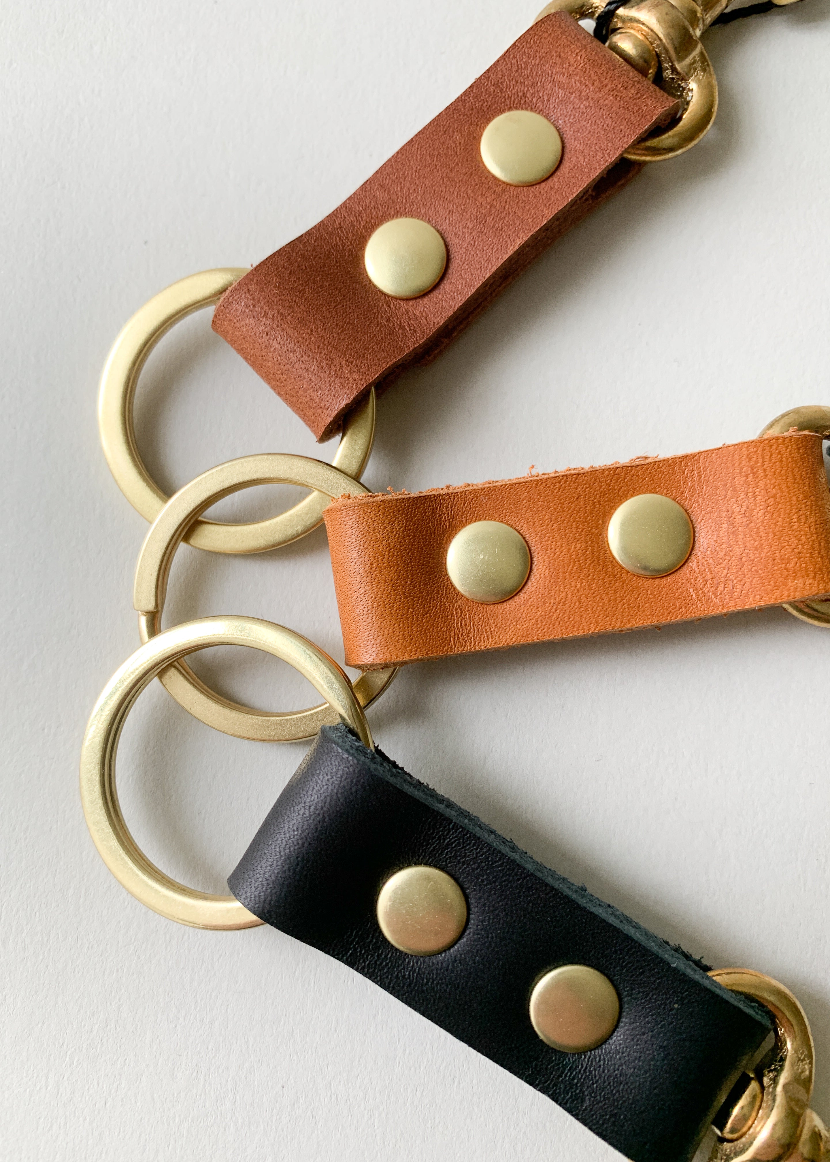 Leather Key Fob Keychain