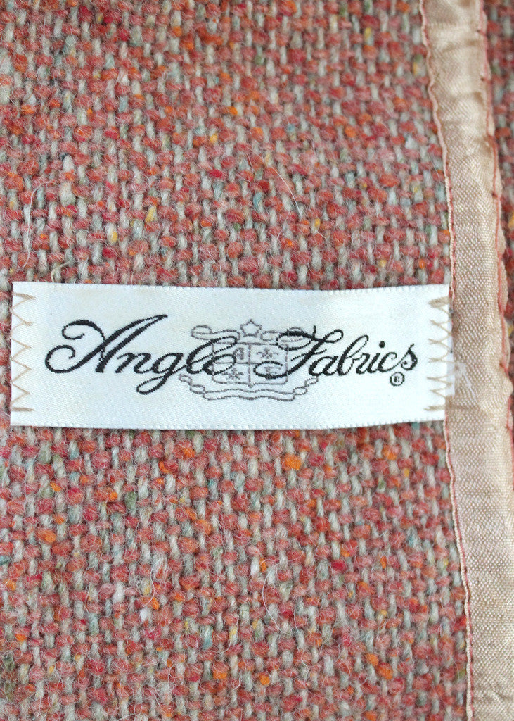 Vintage Early 1960s Anglo Fabrics Tweed Cape