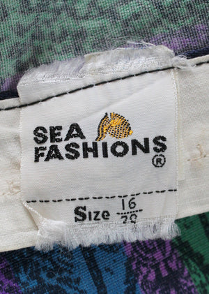 Vintage 1950s Sea Fashions Bombshell Swimsuit