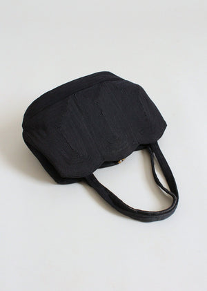 Vintage 1950s Navy Corde Cordicraft purse