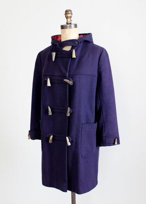 1960s Hooded Duffle Coat