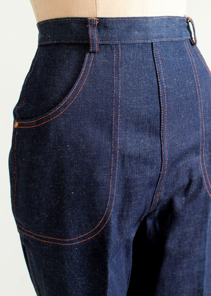 Vintage 1950s Stockton Rockabilly Denim Jeans NOS