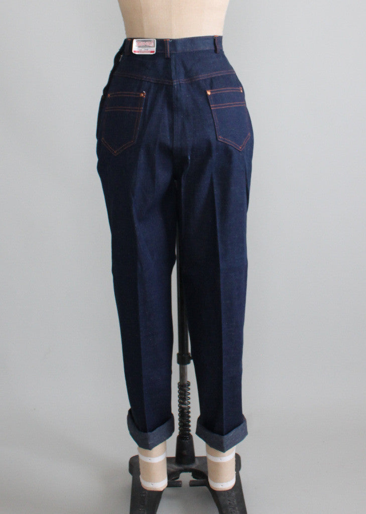 Vintage 1950s Stockton Rockabilly Denim Jeans NOS