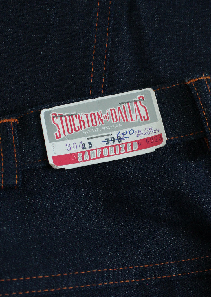 Vintage 1950s Stockton Rockabilly Denim Jeans NOS - Raleigh Vintage