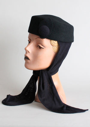 Vintage 1950s Normann-Endler Chic Winter Hat