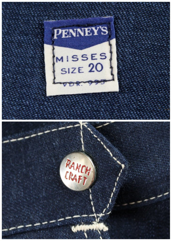 Vintage 1950s Penney's Ranch Craft Jeans NOS