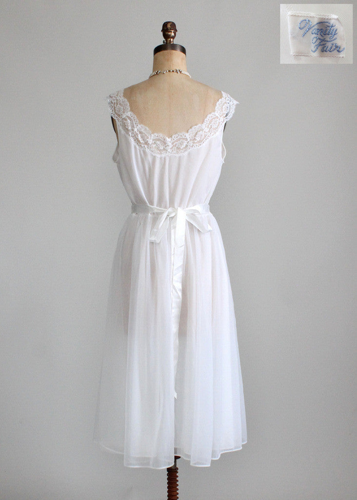 Vintage 1950s Vanity Fair Wedding Peignoir Set