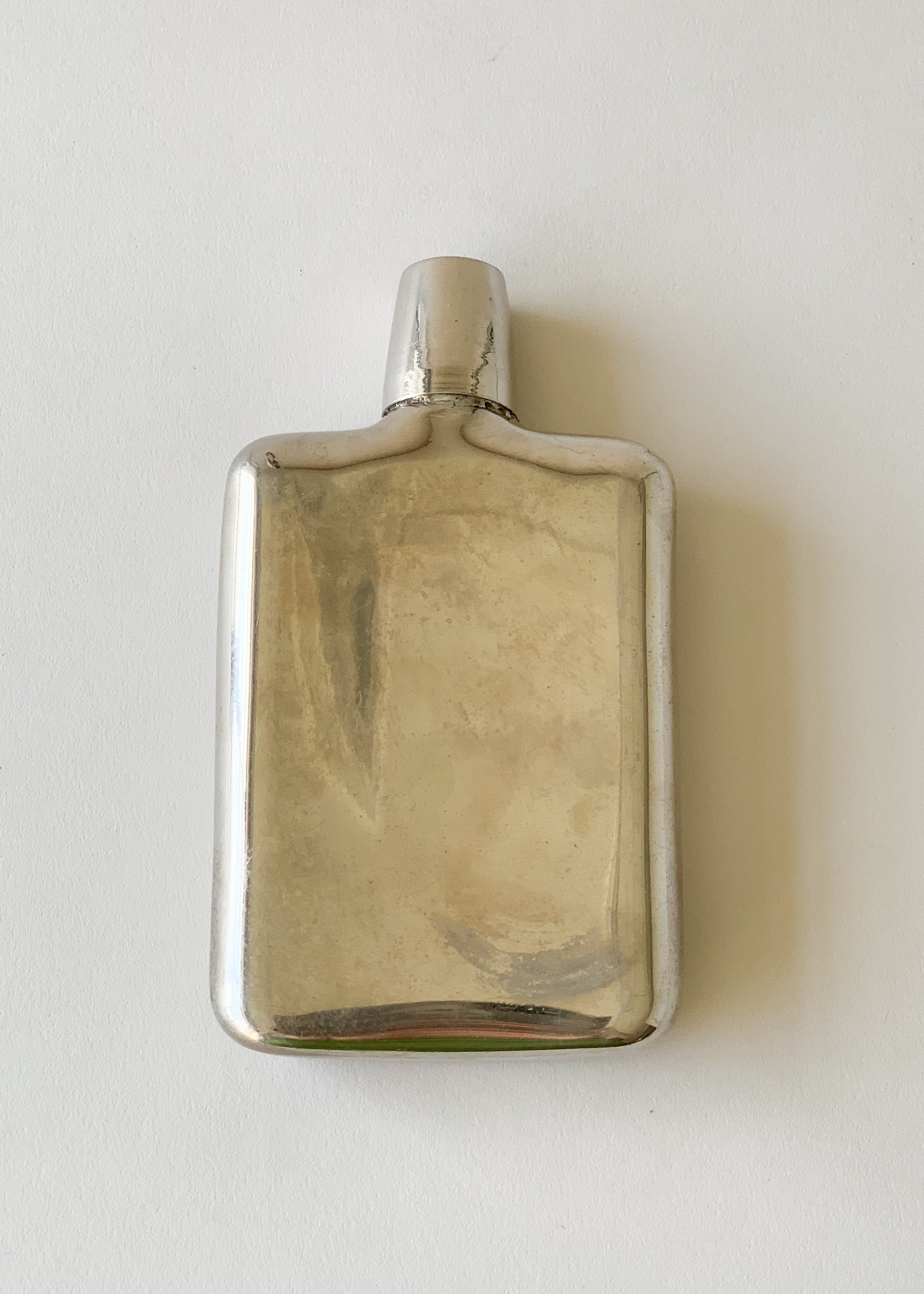 Vintage 1950s Engraved Souvenir Flask