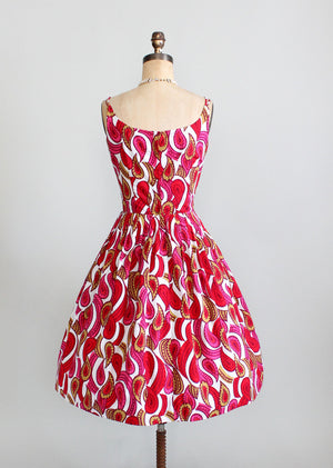 1960s full skirt sundress