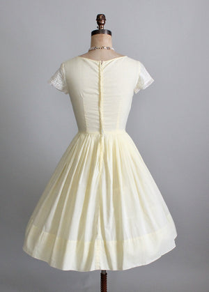 1950s cotton day dress