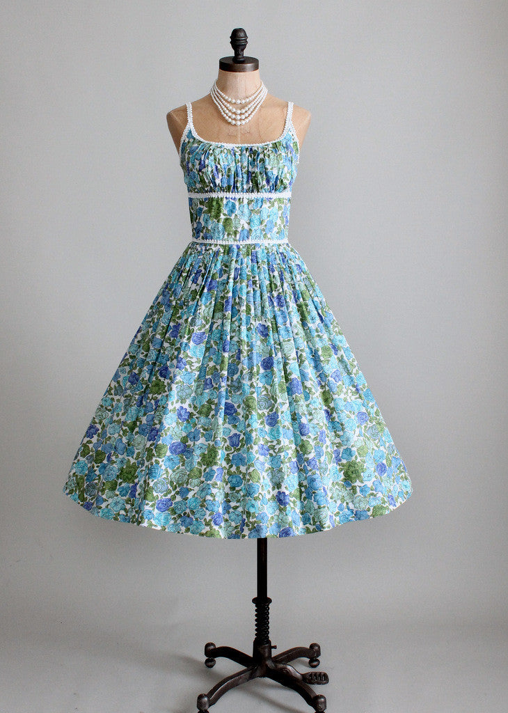 Vintage 1960s Miami Bound Floral Sundress - Raleigh Vintage Vintage 1960s Miami Bound Floral Sundress - Raleigh Vintage