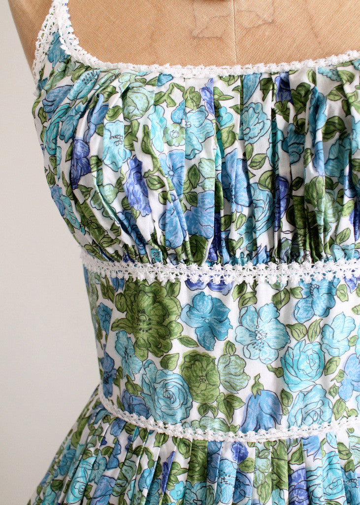 Vintage 1960s Miami Bound Floral Sundress Vintage 1960s Miami Bound Floral Sundress