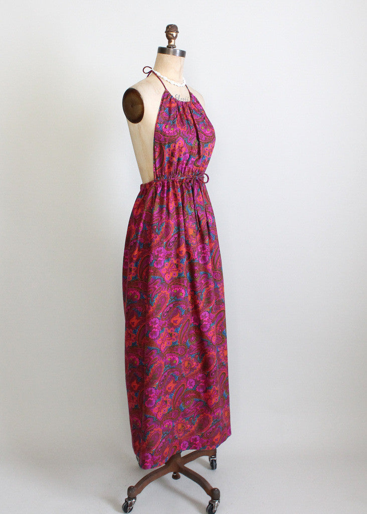 1960s MOD maxi sundress