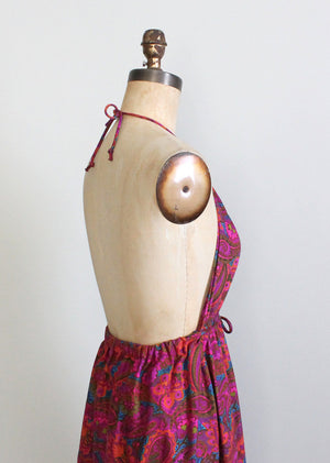 1960s MOD halter sundress