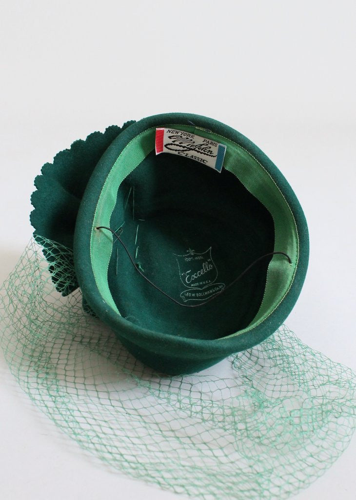 Vintage 1960s Mr. John Green Art Deco Revival Hat