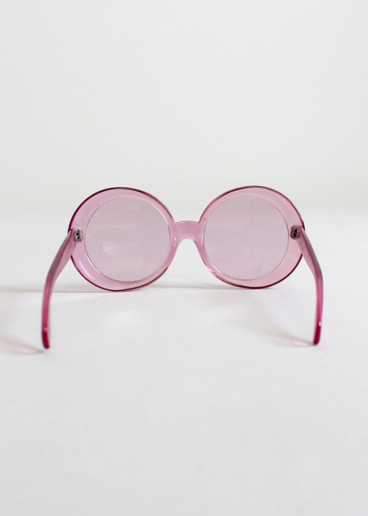 Vintage 1960s Pink Solfina Italian Sunglasses