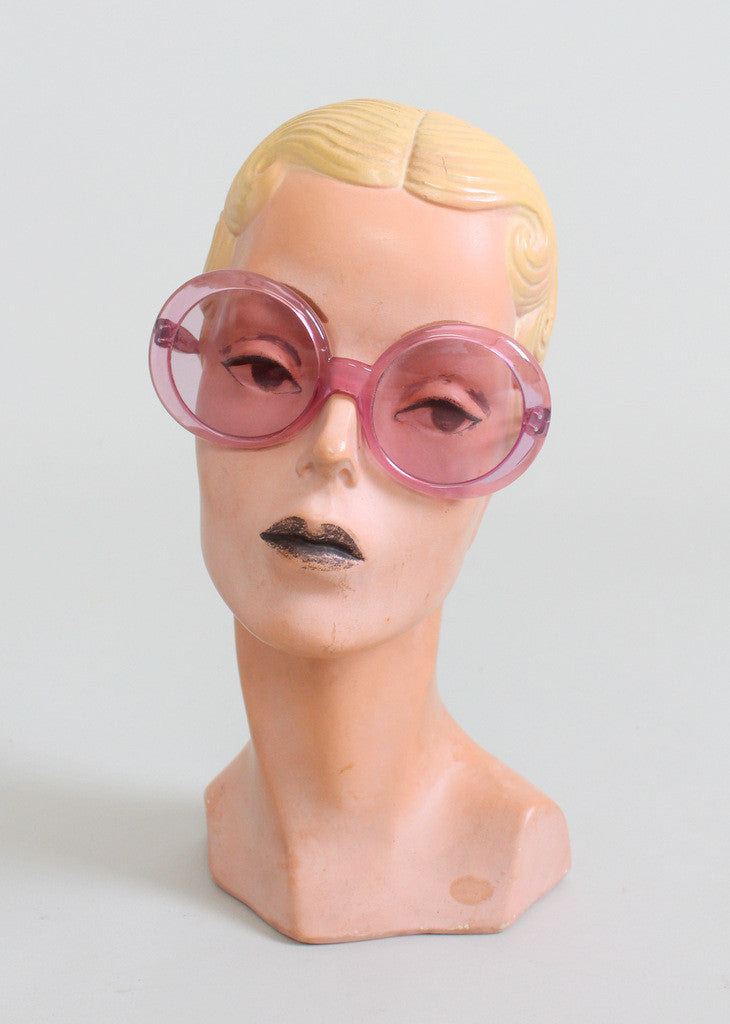 Vintage 1960s Pink Solfina Italian Sunglasses - Raleigh Vintage