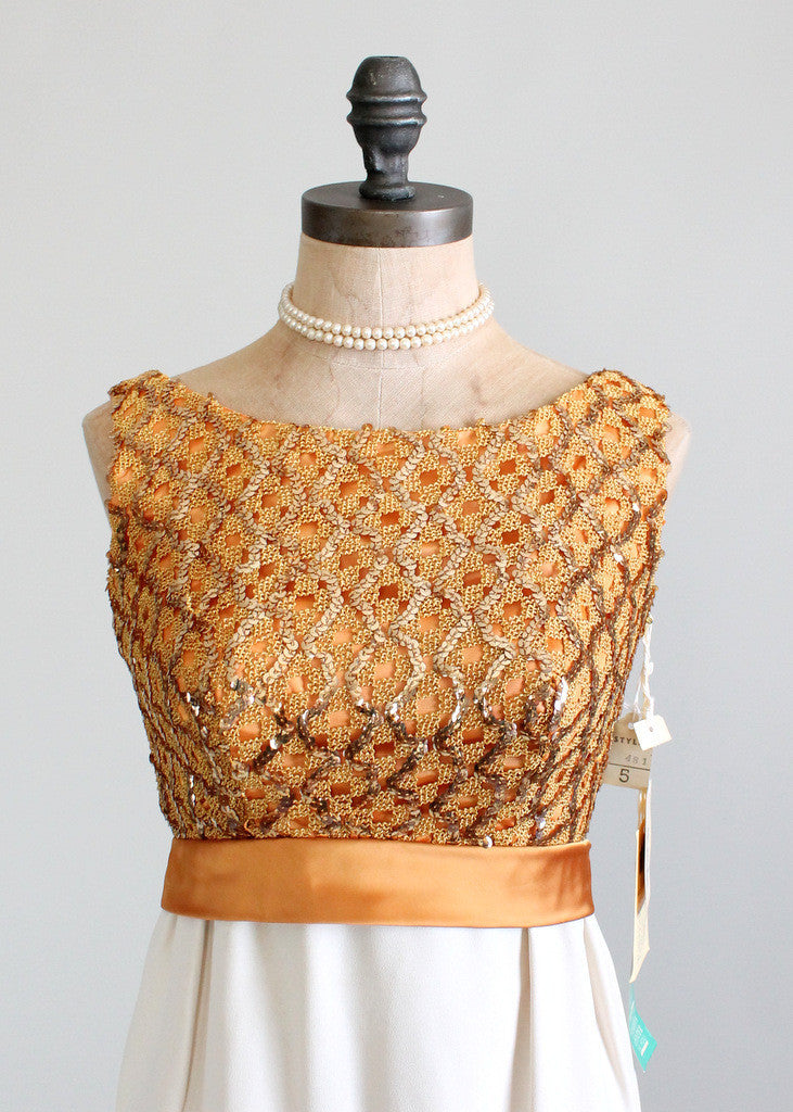 Vintage 1960s NOS Sequined Wiggle Dress - Raleigh Vintage Vintage 1960s NOS Sequined Wiggle Dress - Raleigh Vintage