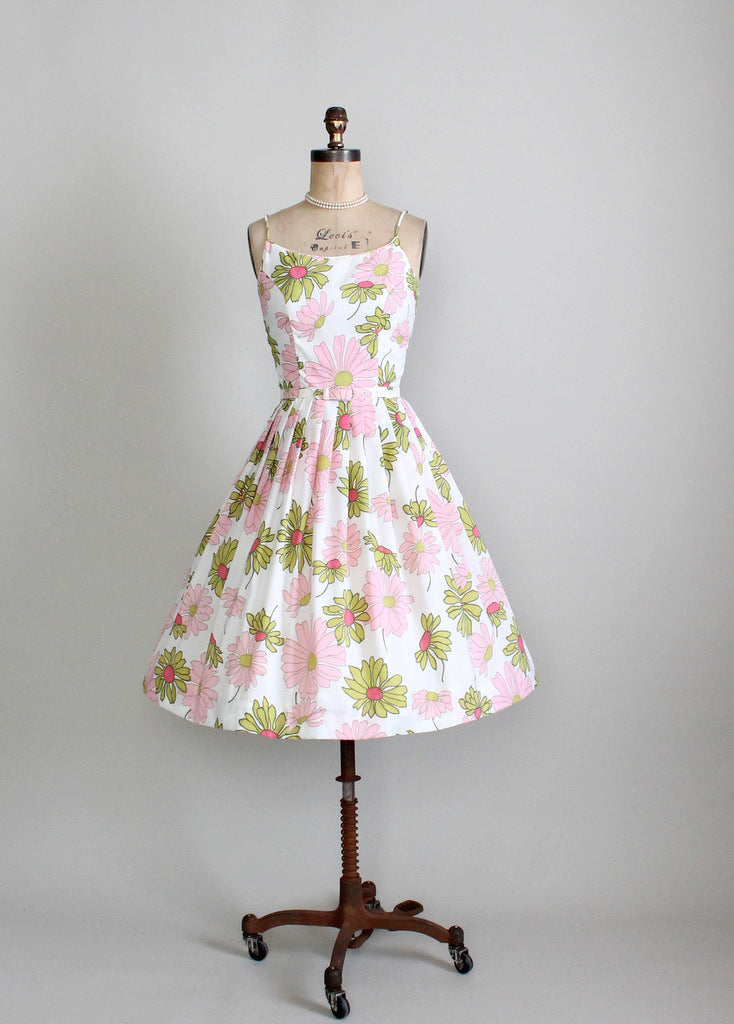 1960s floral sundress
