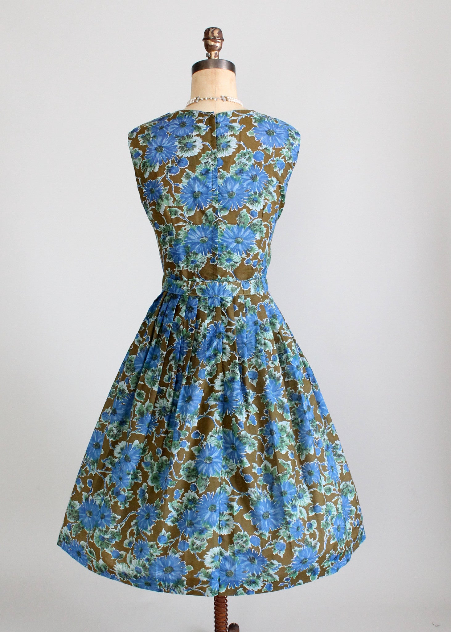 Vintage 1960s English Garden Day Dress - Raleigh Vintage Vintage 1960s English Garden Day Dress - Raleigh Vintage