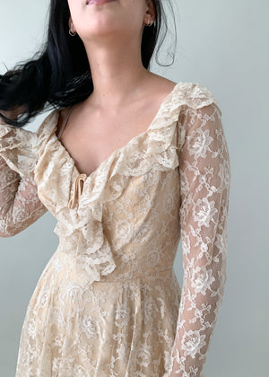Vintage 1960s Lace Dress