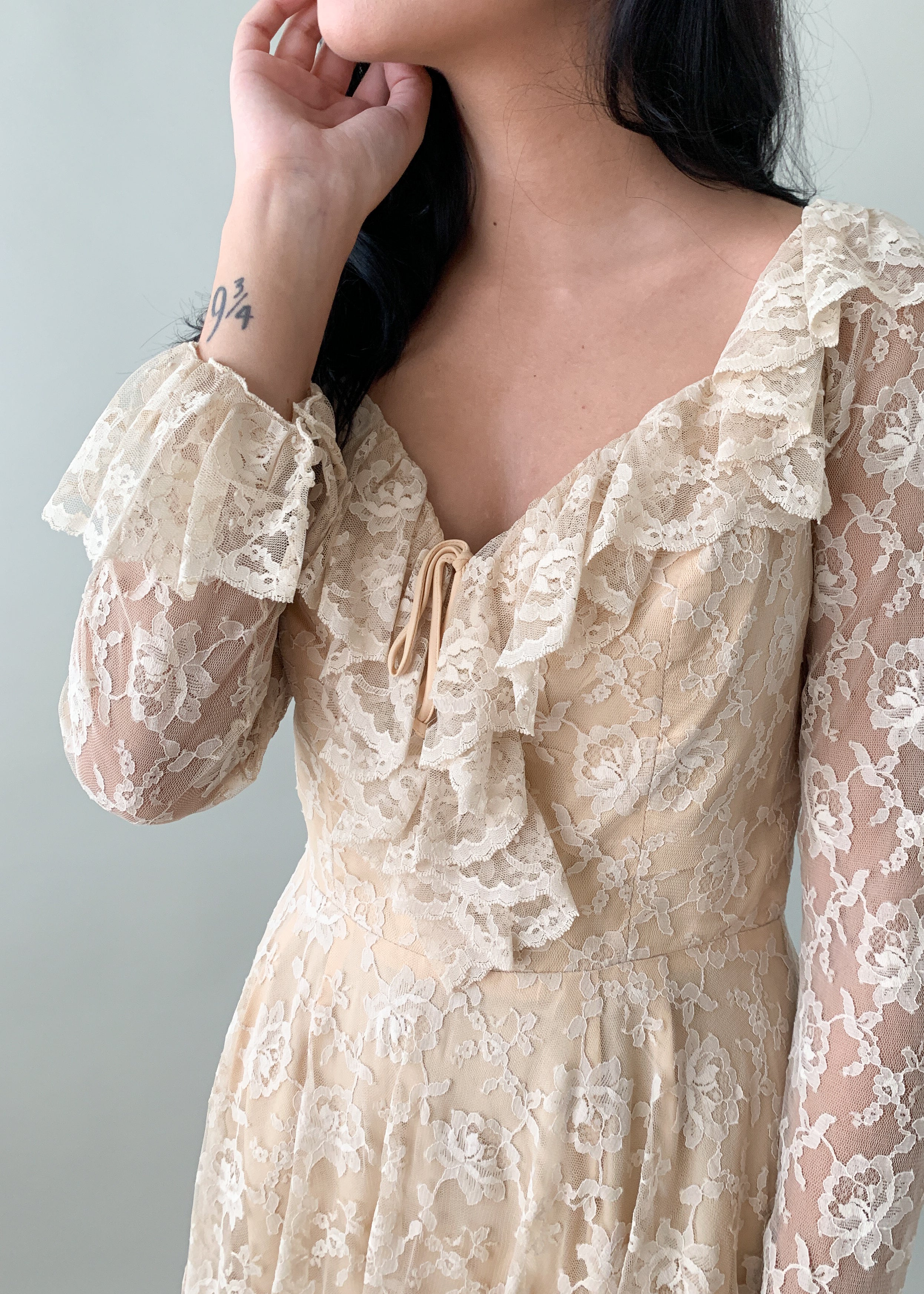 Vintage 1960s Lace Dress