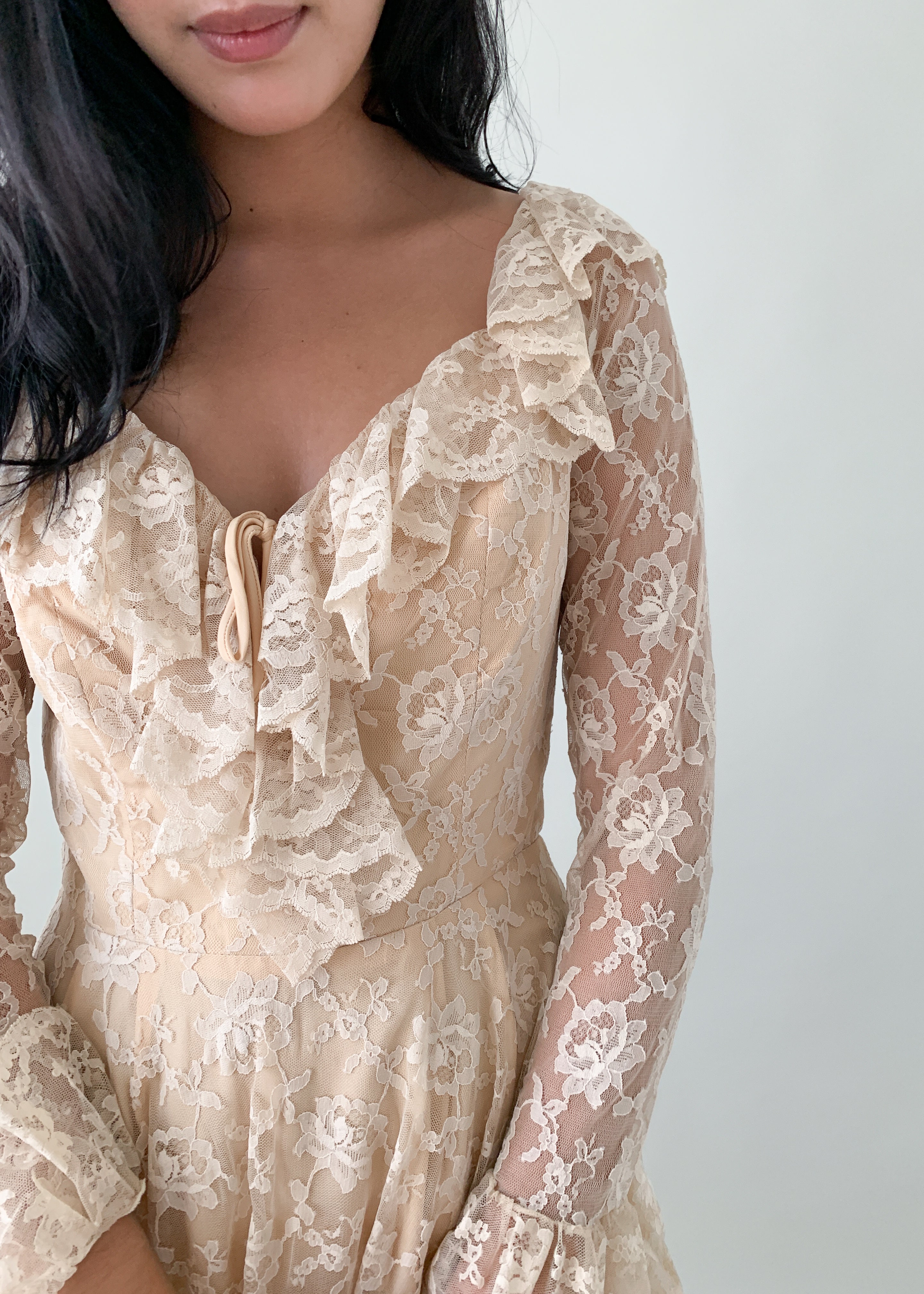 Vintage 1960s Lace Dress