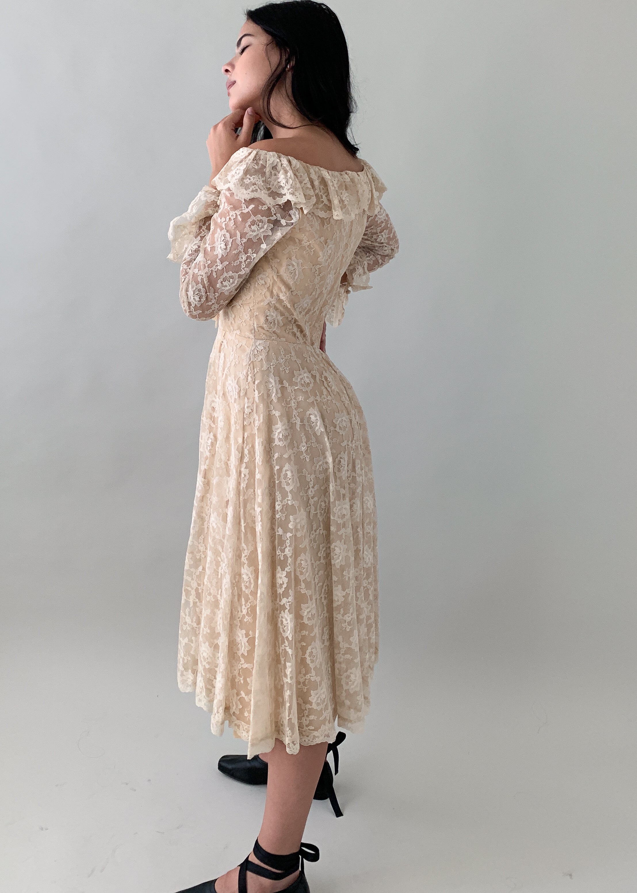 Vintage 1960s Lace Dress