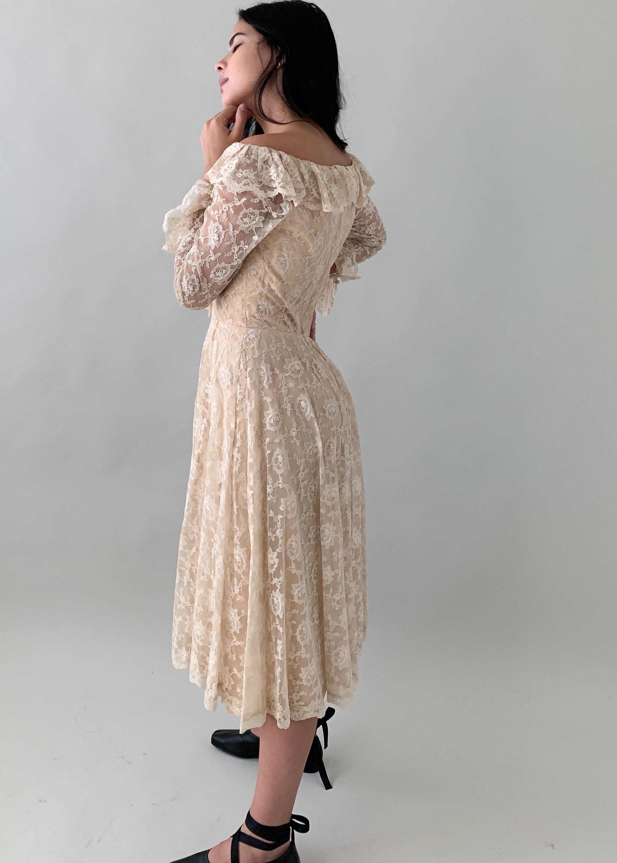 Vintage 1960s Lace Dress - Raleigh Vintage Vintage 1960s Lace Dress - Raleigh Vintage