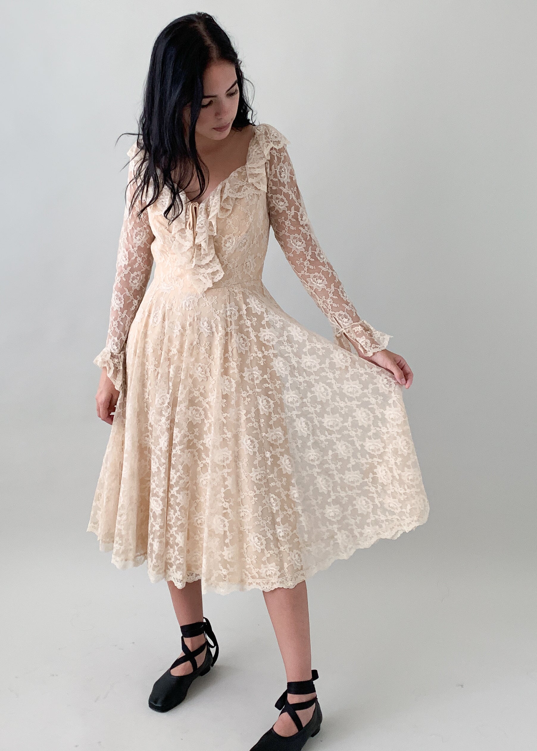 Vintage 1960s Lace Dress