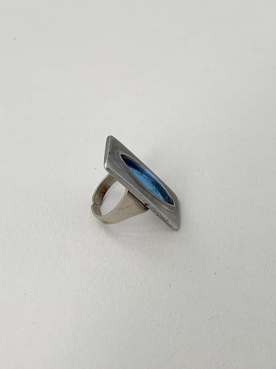 Vintage Jorgen Jensen Danish Modern Pewter Ring