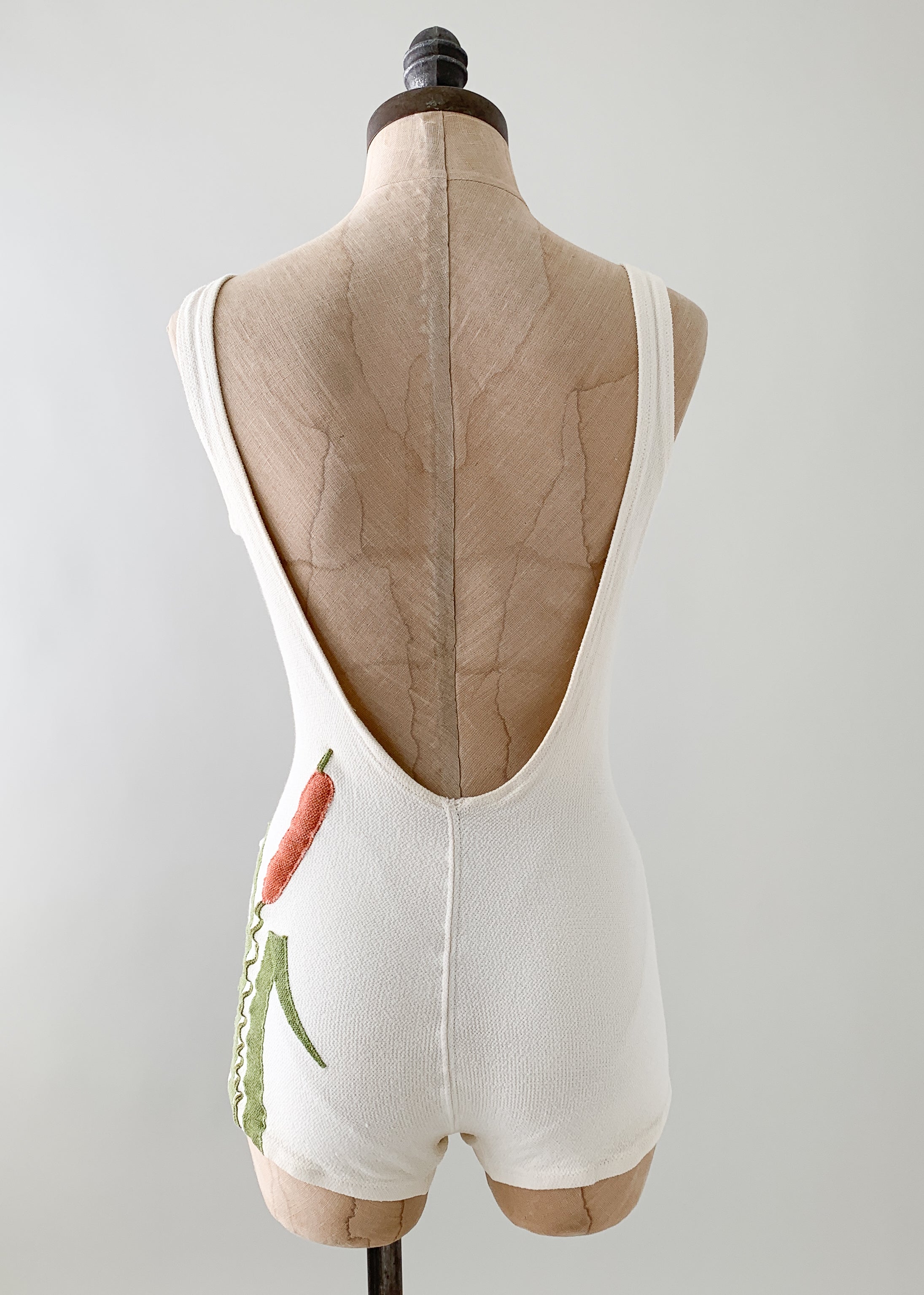 Vintage 1960s Appliqué Swimsuit
