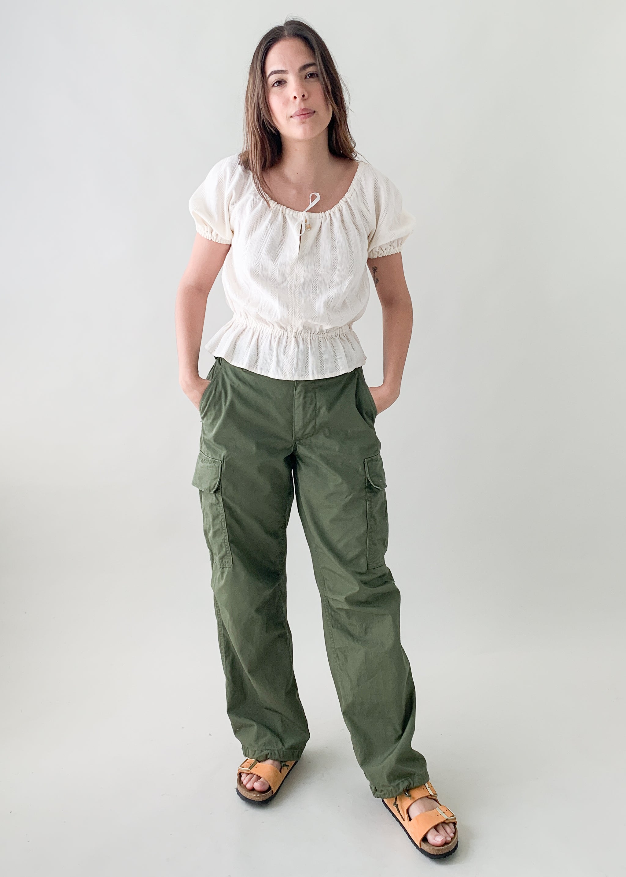 American Eagle Outfitters American Eagle Cargo Pants Womens 10 Super  Stretch India | Ubuy
