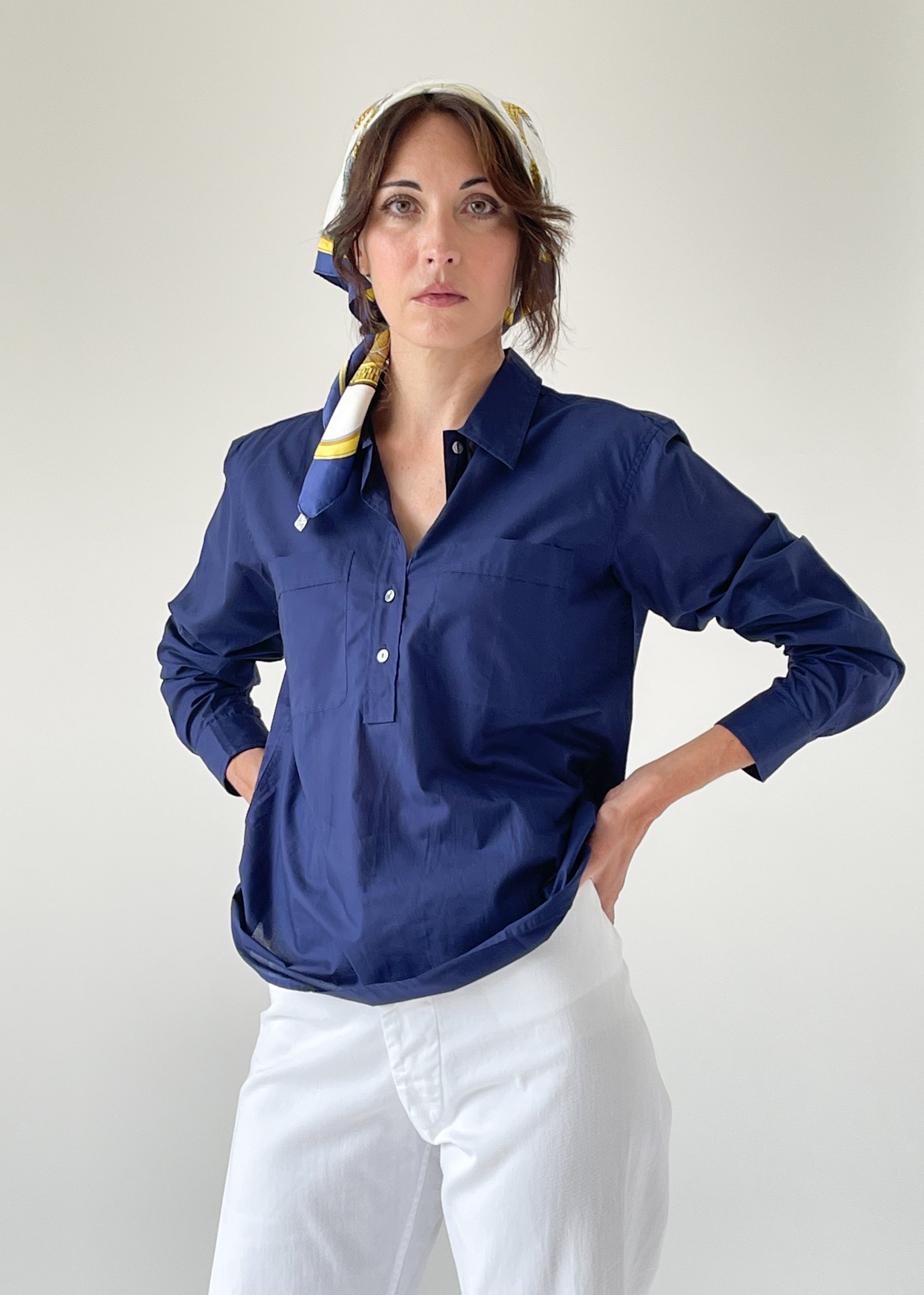 Top Saint Laurent Long Sleeve Vintage Yves Saint Laurent Pour