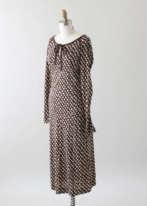 Vintage 1970s Diane Von Furstenberg Jersey Day Dress