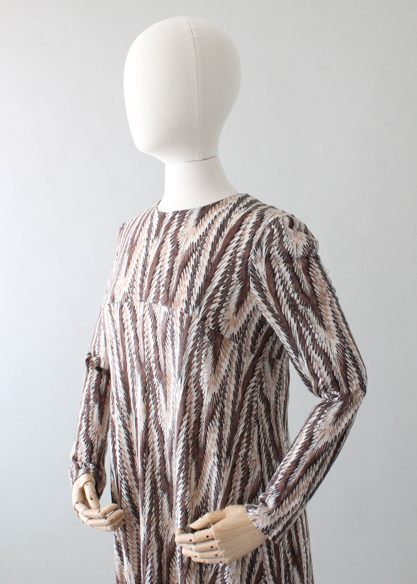 Vintage 1970s Diane Von Furstenberg Jersey Maxi Dress