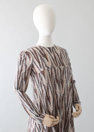 Vintage 1970s Diane Von Furstenberg Jersey Maxi Dress