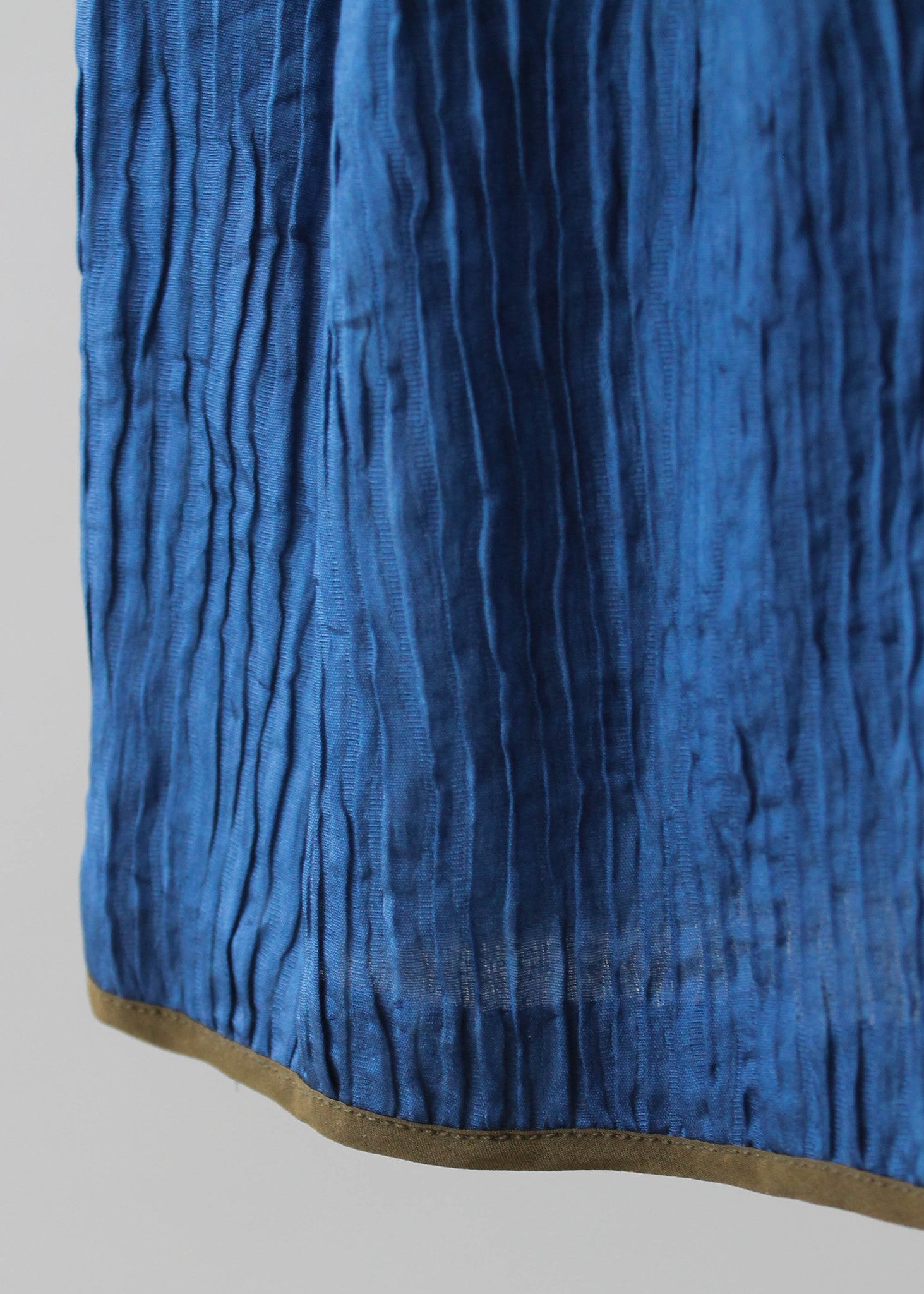 Vintage 1970s Geoffrey Beene Crinkle Silk Skirt