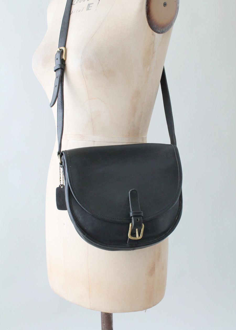 Vintage NYC Coach Saddle Bag Purse