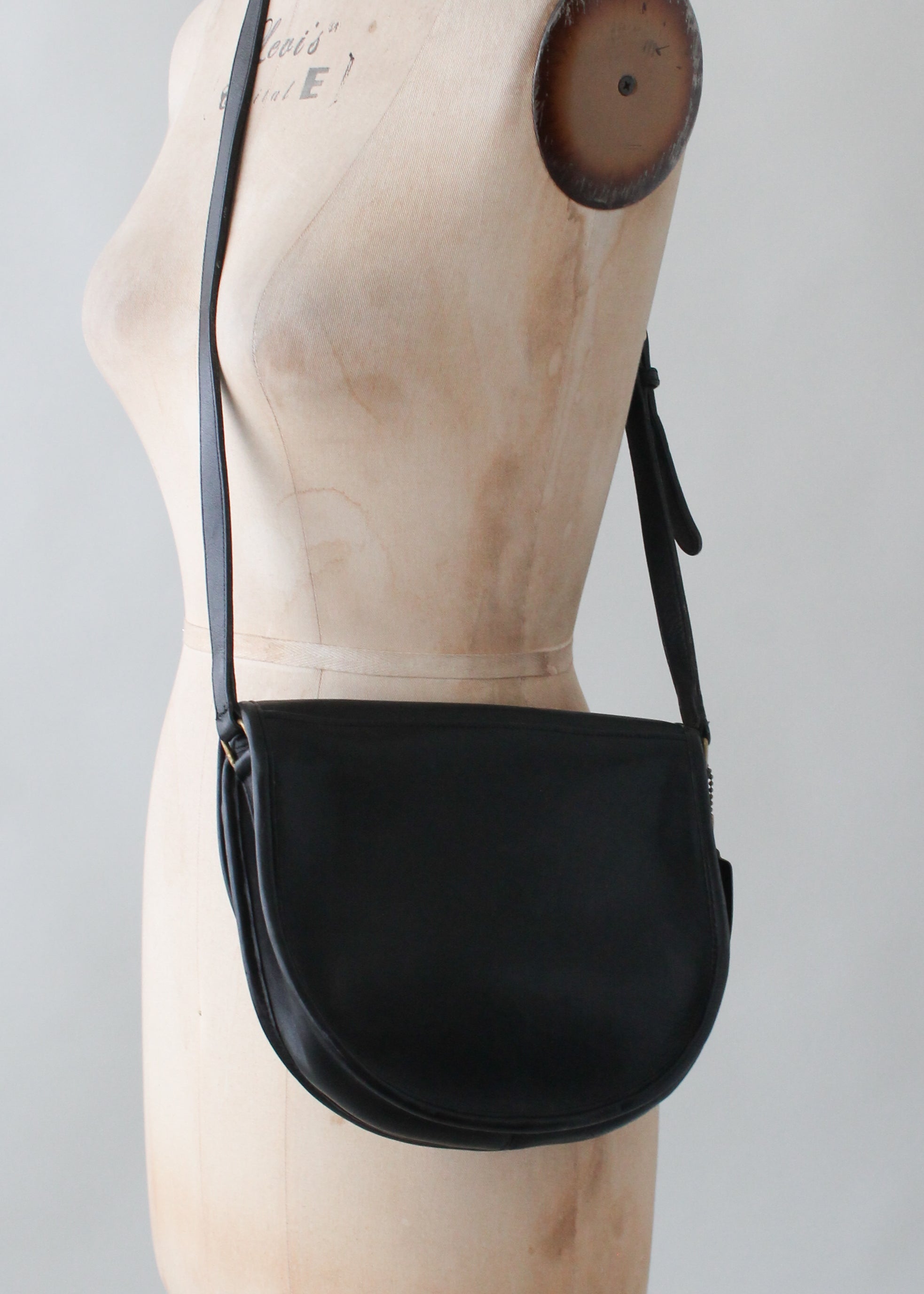 Vintage NYC Coach Saddle Bag Purse